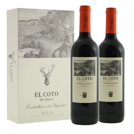 El Coto Crianza 2-vaks geschenkkist