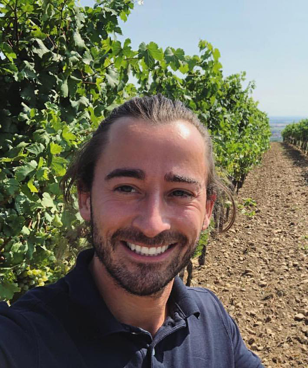 Gottfried Mittelbach in vineyards