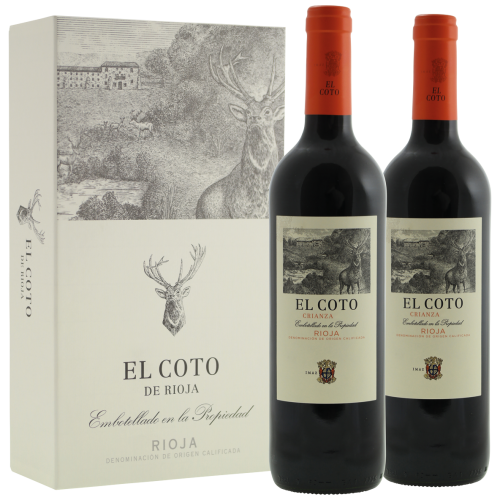 RelatiegReschenk El Coto Crianza 2-vaks kist RelatiegReschenk El Coto Crianza 2-vaks kist