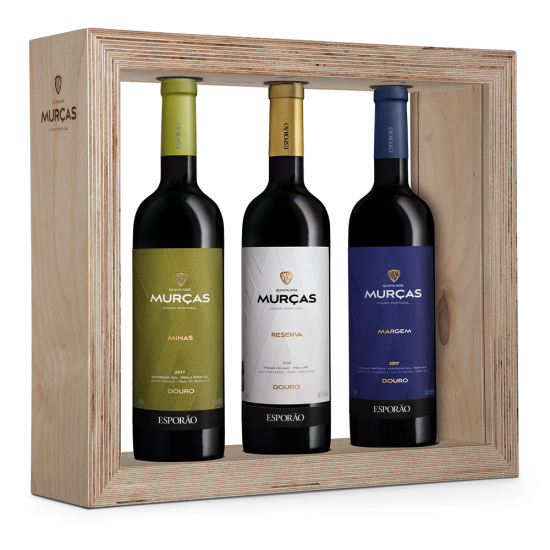 Relatiegeschenk Quinta dos Murcas 3-vaks kist Relatiegeschenk Quinta dos Murcas 3-vaks kist